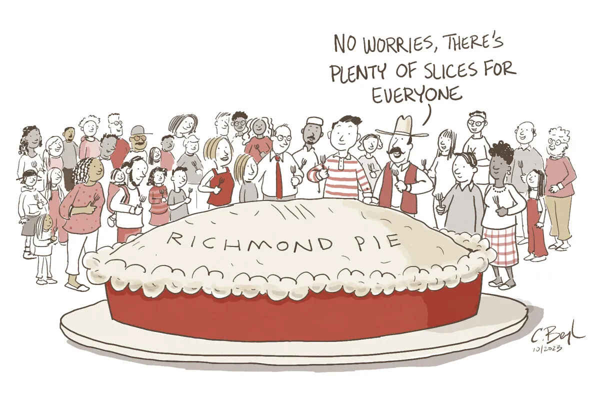 Richmond Pie Illustration by Charles Beyl